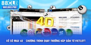 Xổ số Max 4D - Chương Trình Quay Thưởng Hấp Dẫn Từ Vietlott